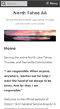 Mobile Screenshot of laketahoearea-alcoholicsanonymous.com